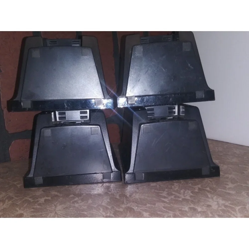 Sony Speakers SS-TS102 Set of 4 Black Untested. No cable. FOR PARTS ONLY